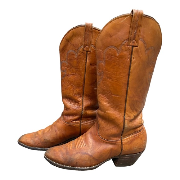 J. Chisholm Shoes Vintage Womens J Chisholm Handcrafted Tan Leather